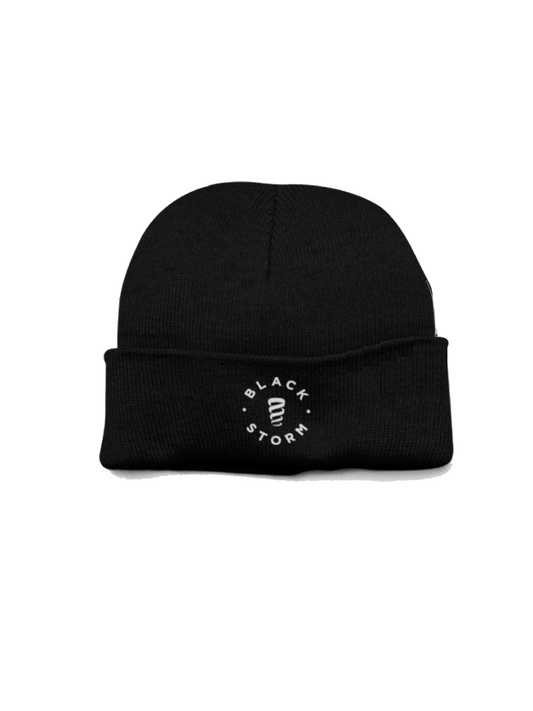 Black Storm Beanie Hat